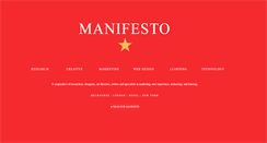 Desktop Screenshot of manifesto-group.com